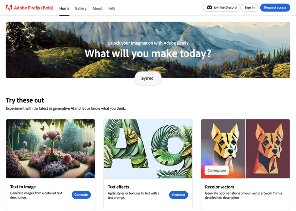 Boost creativity with Adobe Firefly AI tools for design and media