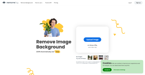 Effortlessly remove backgrounds from images with Removebg's powerful online tool